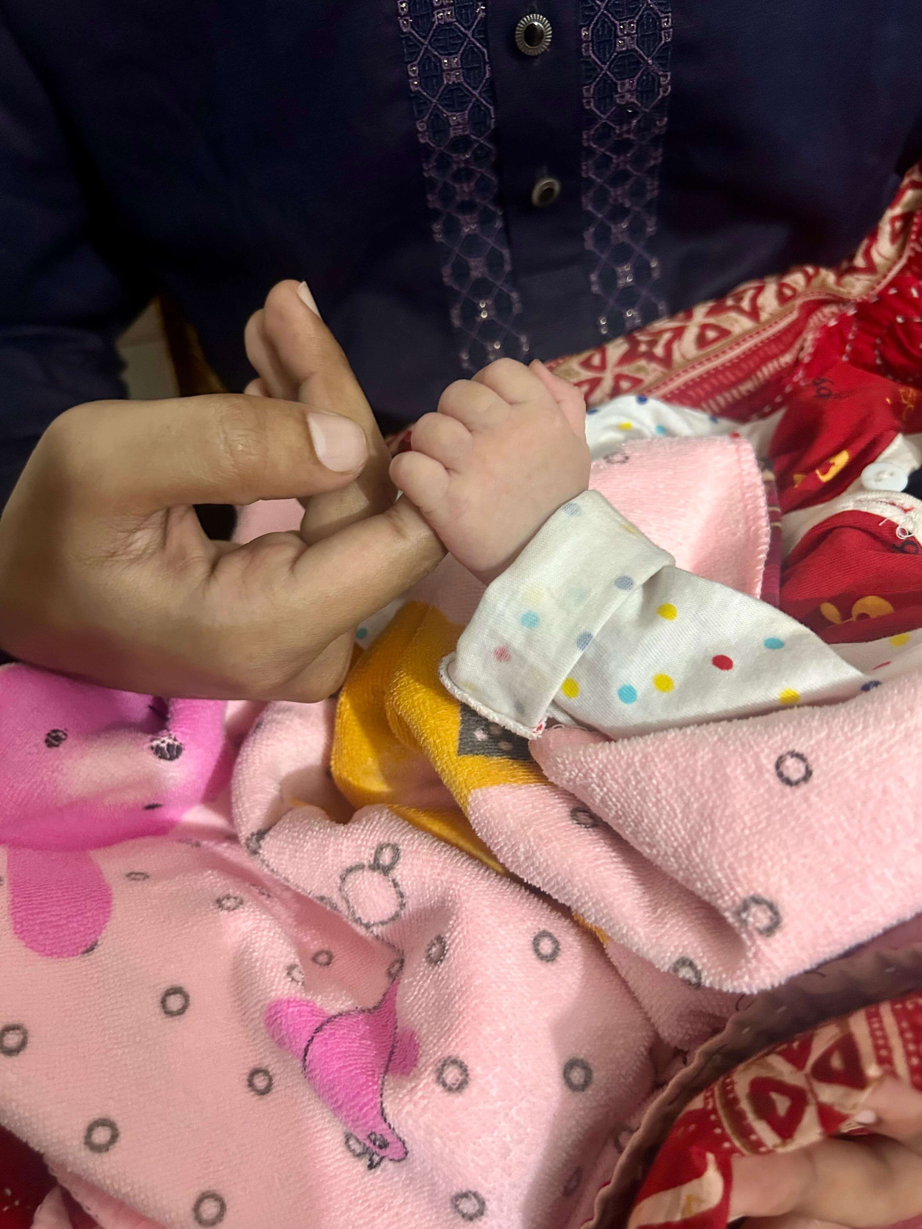 Tiny hands, huge love
