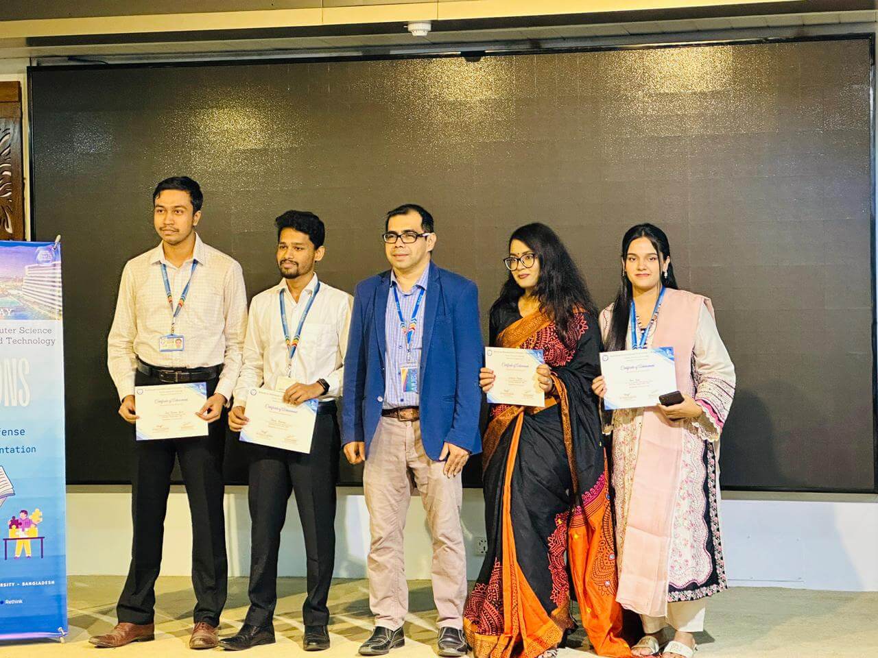 Receiving best thesis award