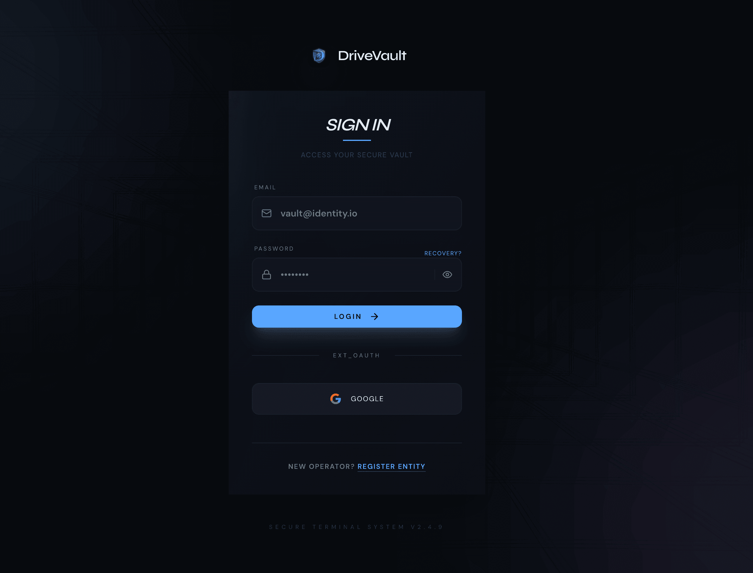 Login Page