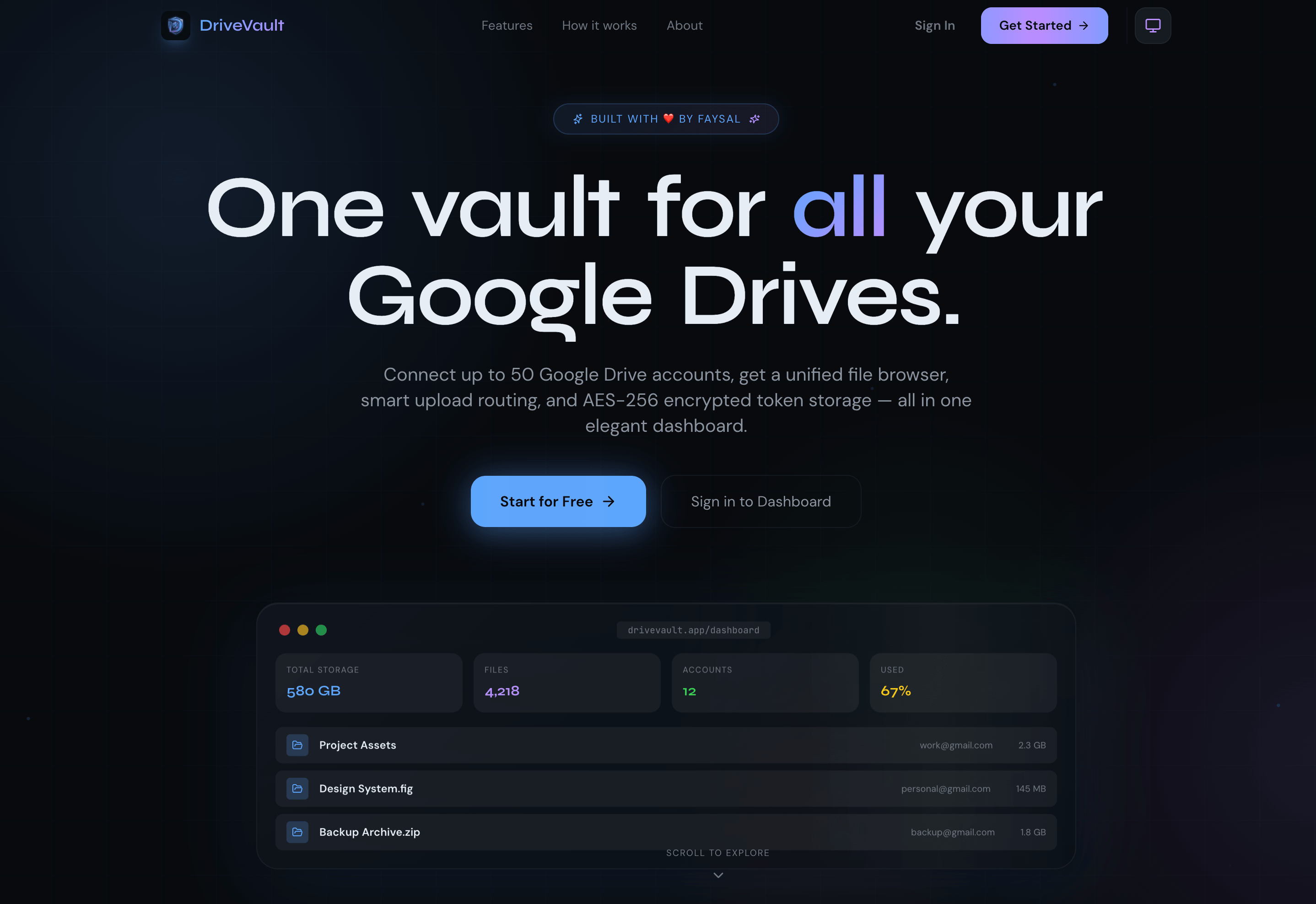Website Landing Page